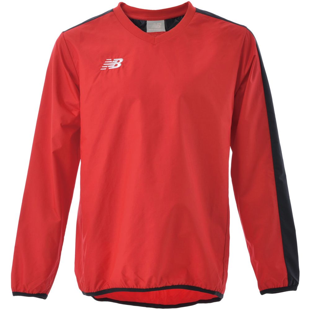 New Balance サッカーウェア 長袖 レッド ブラック ニューバランス NEW BALANCE サッカーウェア ジュニア 53 ジュニア