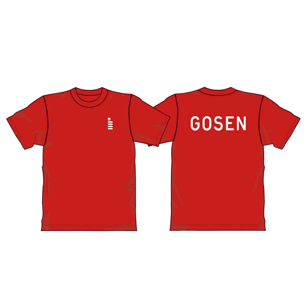 ゴーセン GOSEN テニスウェア ユニセックス 2021秋企画 ワンポイントロゴ Tシャツ JPT01 2021FW『即日出荷』｜kpi｜04