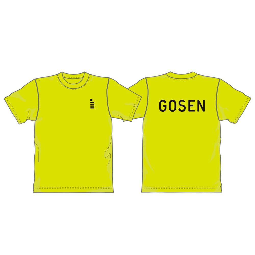 ゴーセン GOSEN テニスウェア ユニセックス 2021秋企画 ワンポイントロゴ Tシャツ JPT01 2021FW『即日出荷』｜kpi｜06
