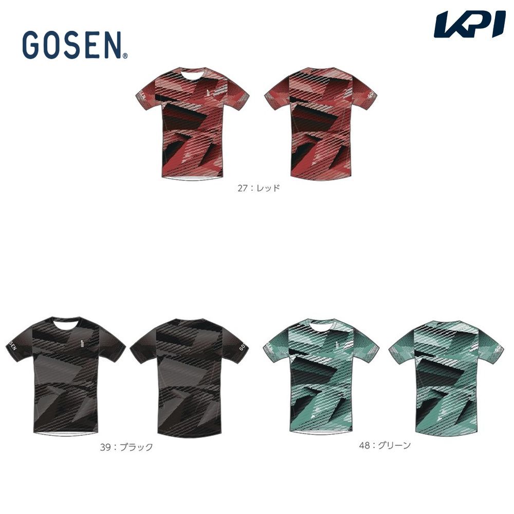 ゴーセン GOSEN テニスウェア ユニセックス 2023秋企画 昇華Ｔシャツ JPT33 2023FW