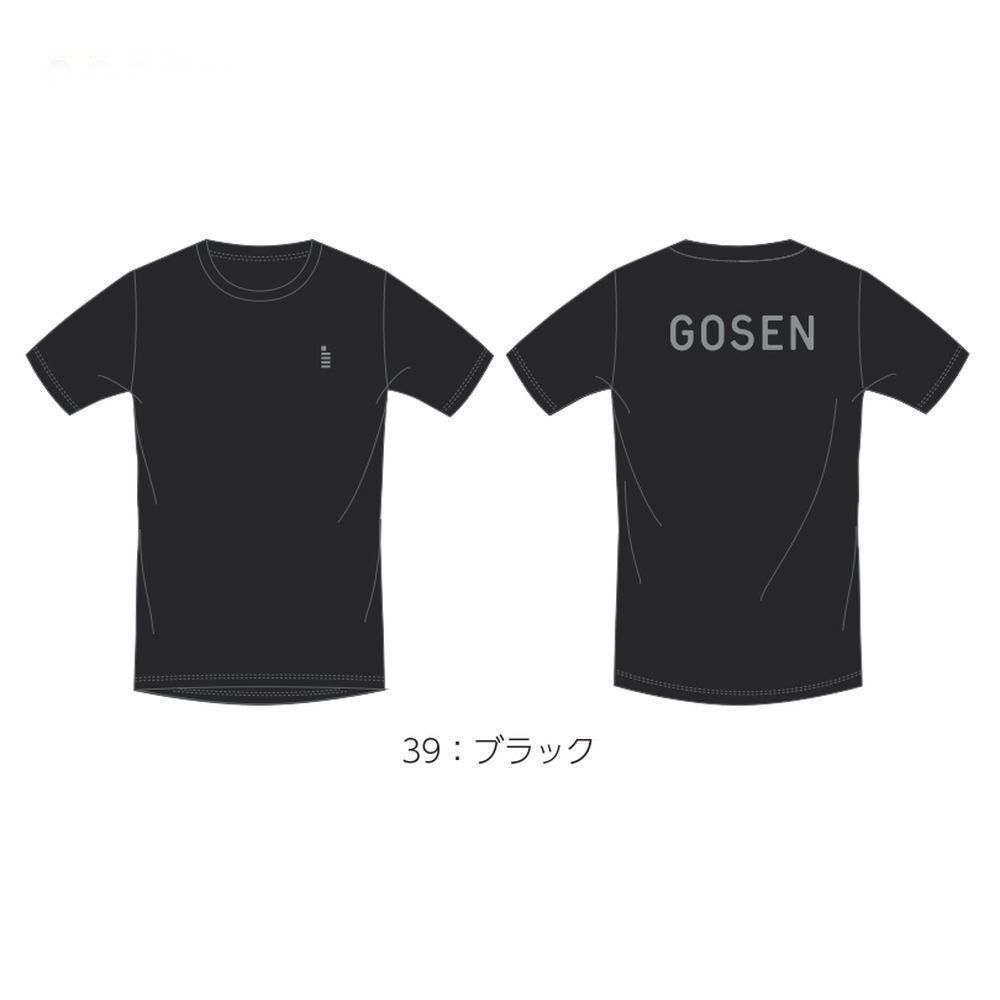 ゴーセン GOSEN テニスウェア ユニセックス   2023秋企画 ロゴＴシャツ JPT35 2023FW｜kpi｜04