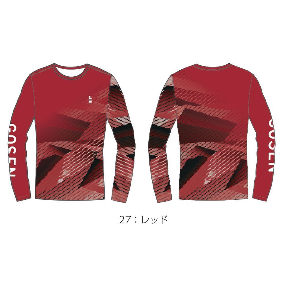 ゴーセン テニスウェア ユニセックス 2023秋企画 昇華ロングスリーブＴシャツ JPT36 202...