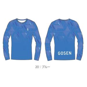 ゴーセン GOSEN テニスウェア ユニセックス   2023秋企画 昇華ロングスリーブＴシャツ J...