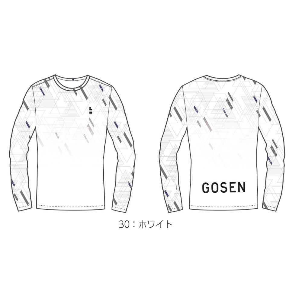 ゴーセン GOSEN テニスウェア ユニセックス   2023秋企画 昇華ロングスリーブＴシャツ J...