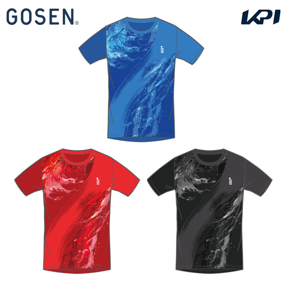 ゴーセン GOSEN テニスウェア ユニセックス 2025春企画 昇華Tシャツ B JPT52 2025SS 3月下旬発売予定※予約
