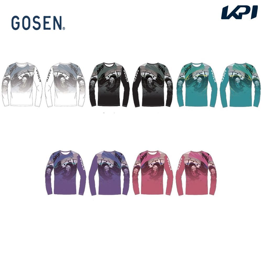 GOSEN（ゴーセン） テニスウェア ユニセックス 昇華ロングスリーブ T