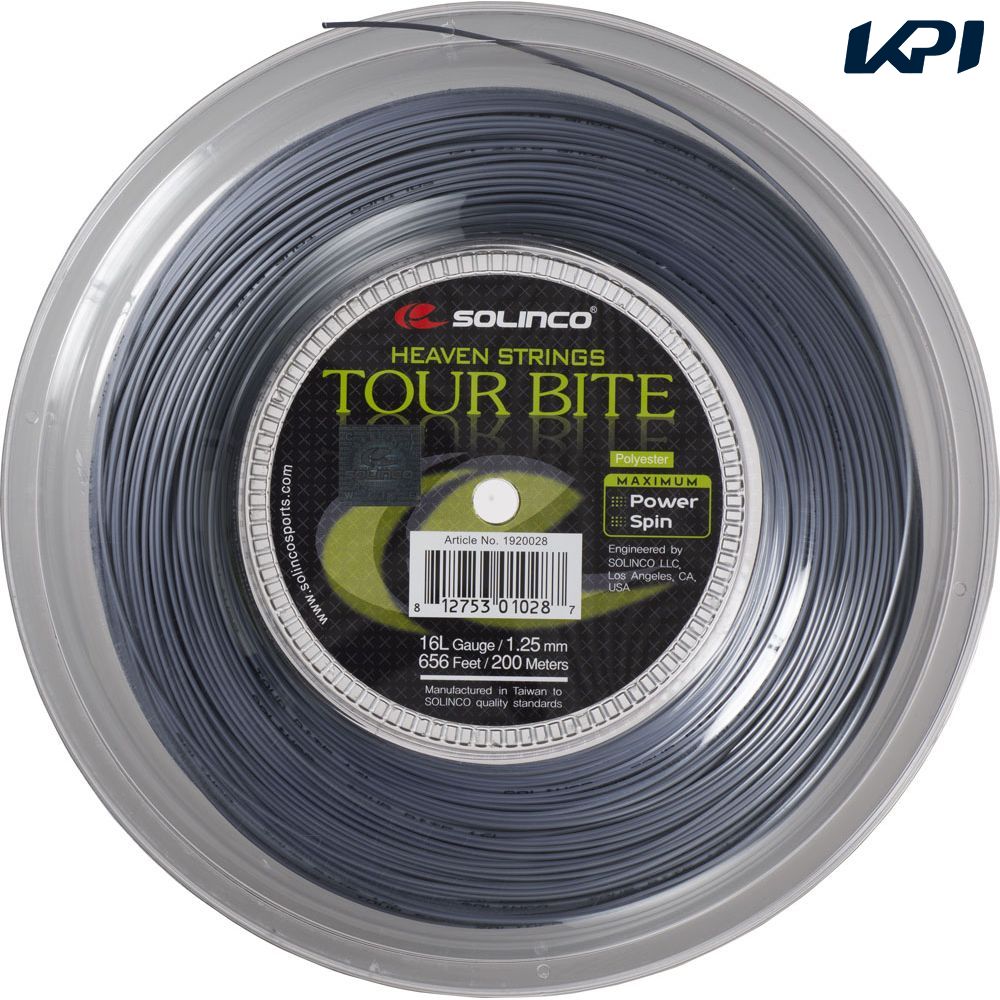 ソリンコ SOLINCO テニスガット・ストリング    ツアーバイト 200mロール KSC777R ソリンコ SOLINCO テニスガット・ストリング ツアーバイト 200mロール