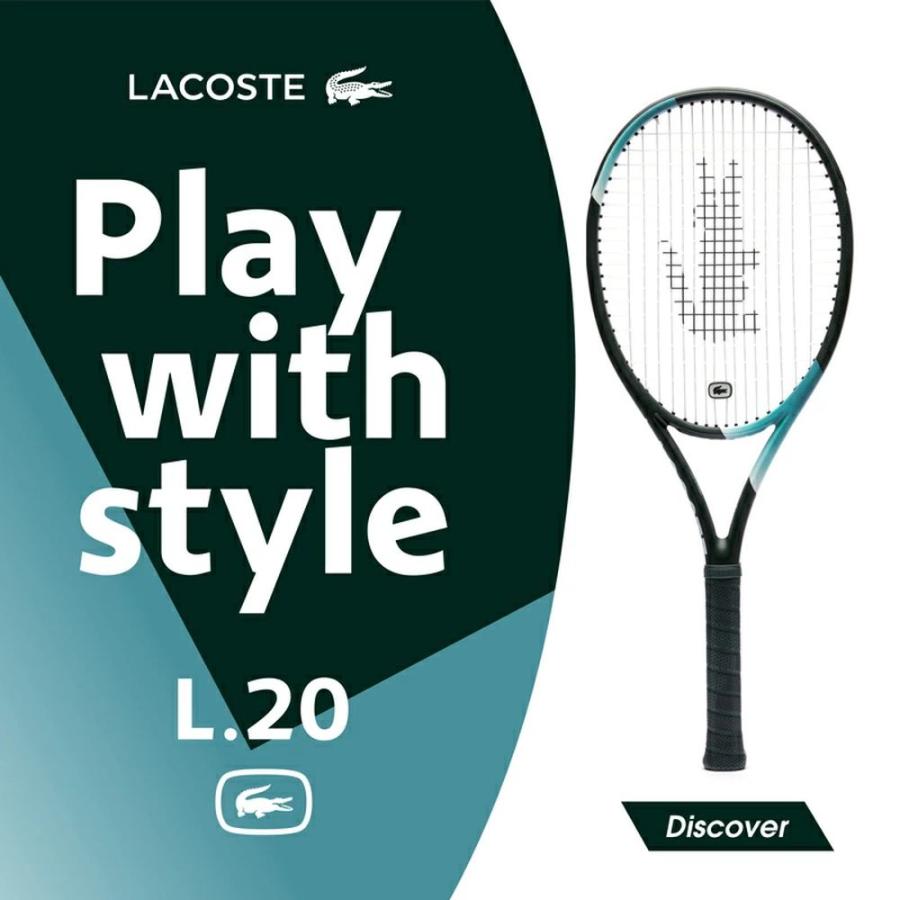 「ガット張り上げ済み」ラコステ LACOSTE 硬式テニスラケット  L20 TLRLA20 L.20『即日出荷』｜kpi｜08