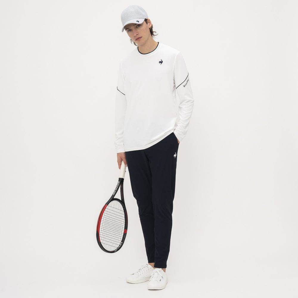 テニス ルコックスポルティフ テニスウェア ジャケット QMMWJC30茶