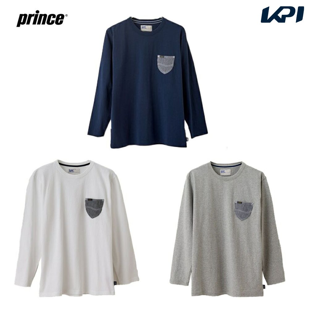 プリンス Prince × Lee コラボ テニスウェア メンズ ロングスリーブシャツ LT2554「SSウェア」 ベストセラー『即日出荷』