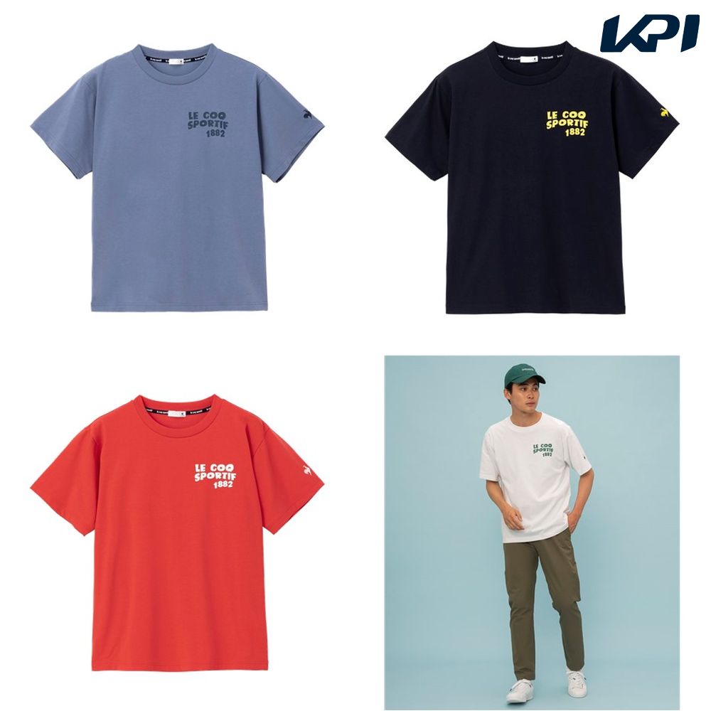 ルコック le coq sportif 健康・ボディケアウェア メンズ   グラフィックシャツ LT4FHT04M 2024FW