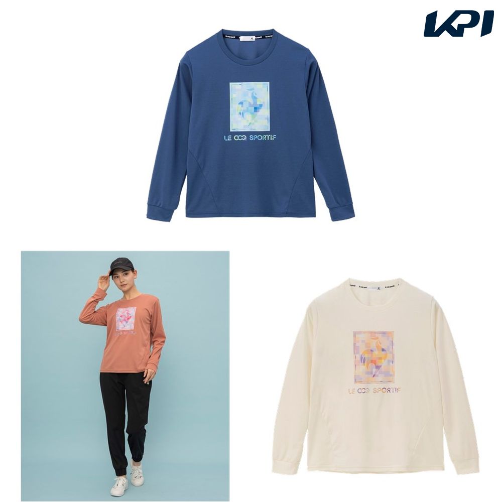 ルコック le coq sportif 健康・ボディケアウェア レディース   汗染み軽減長袖Ｔシャツ LT4FLT01L 2024FW