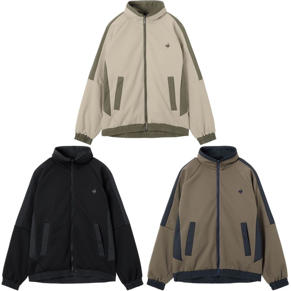 【新品】ハイスペック　ゴルフ　リバーシブル　ジャケット　ボア　定価19800円 ルコック le coq sportif マルチSPウェア レディース リバーシブル