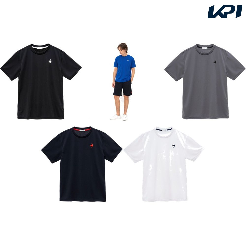 ルコック le coq sportif フィットネスウェア メンズ   エコペットショートスリーブシャツ LT5SHTZ1M 2025SS