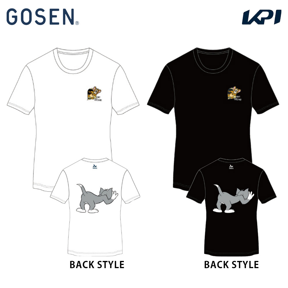ゴーセン GOSEN テニスウェア ユニセックス 「トム＆ジェリー」シリーズ プラクティスシャツ C LTJ03 2025春企画 2025SS 3月下旬発売予定※予約