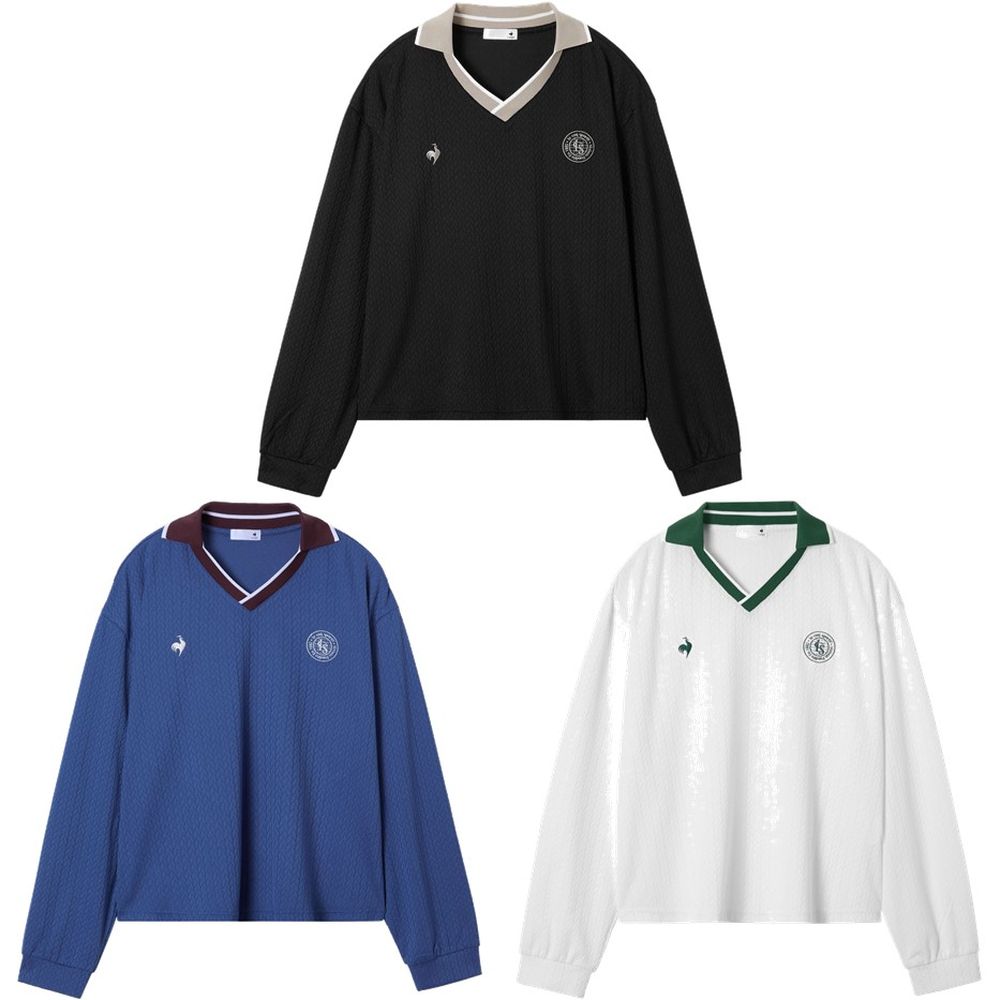 ルコック le coq sportif カジュアルウェア レディース ジャガード長袖