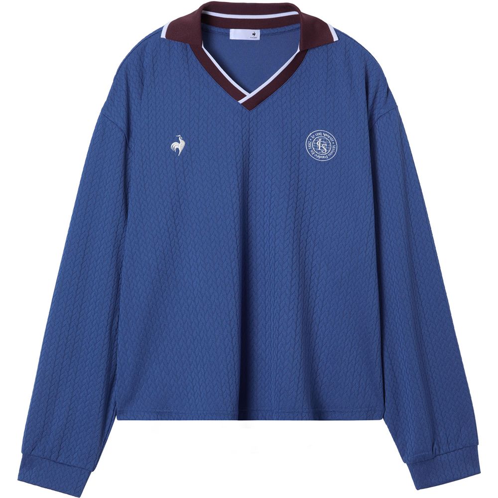 ルコック le coq sportif カジュアルウェア レディース ジャガード長袖