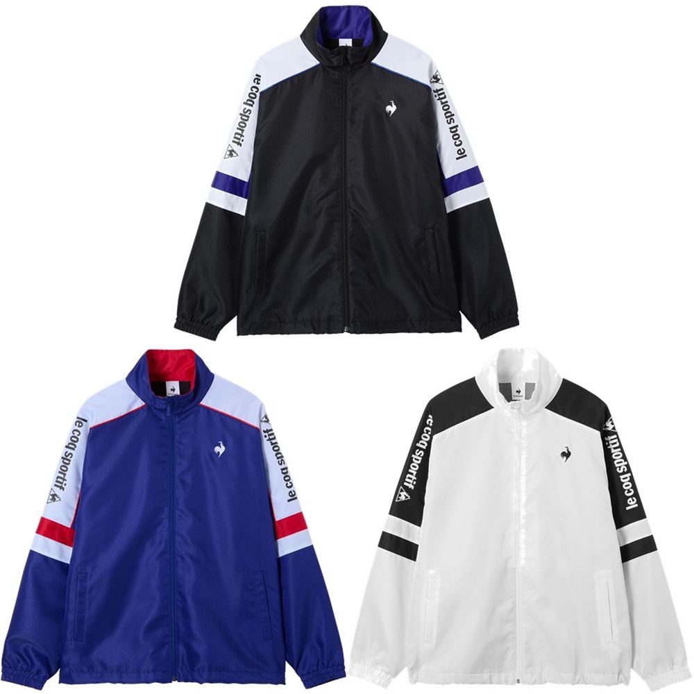 ルコック le coq sportif カジュアルウェア メンズ   カラーブロックスタンドカラー裏起毛ジャケット LU5FWB30M 2025FW