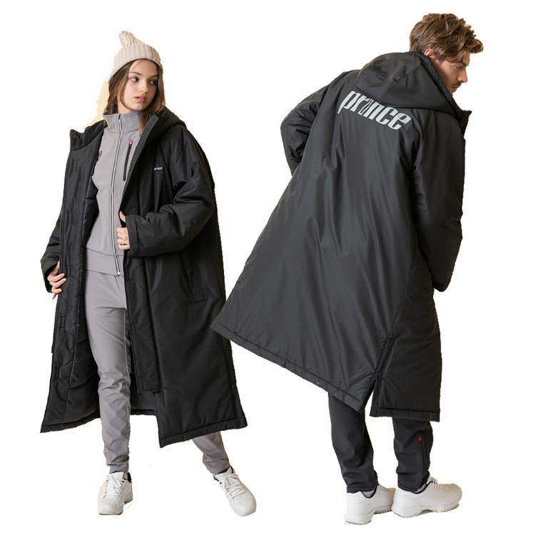 Prince（プリンス） テニスウェア ユニセックス 中綿入り ベンチコート