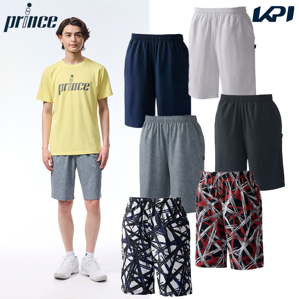 Prince プリンス テニスウェア メンズ ストレッチハーフパンツ