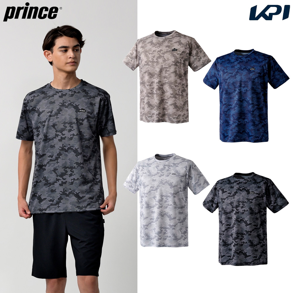 プリンス Prince テニスウェア メンズ   ゲームシャツ MS4015 2024SS｜kpi