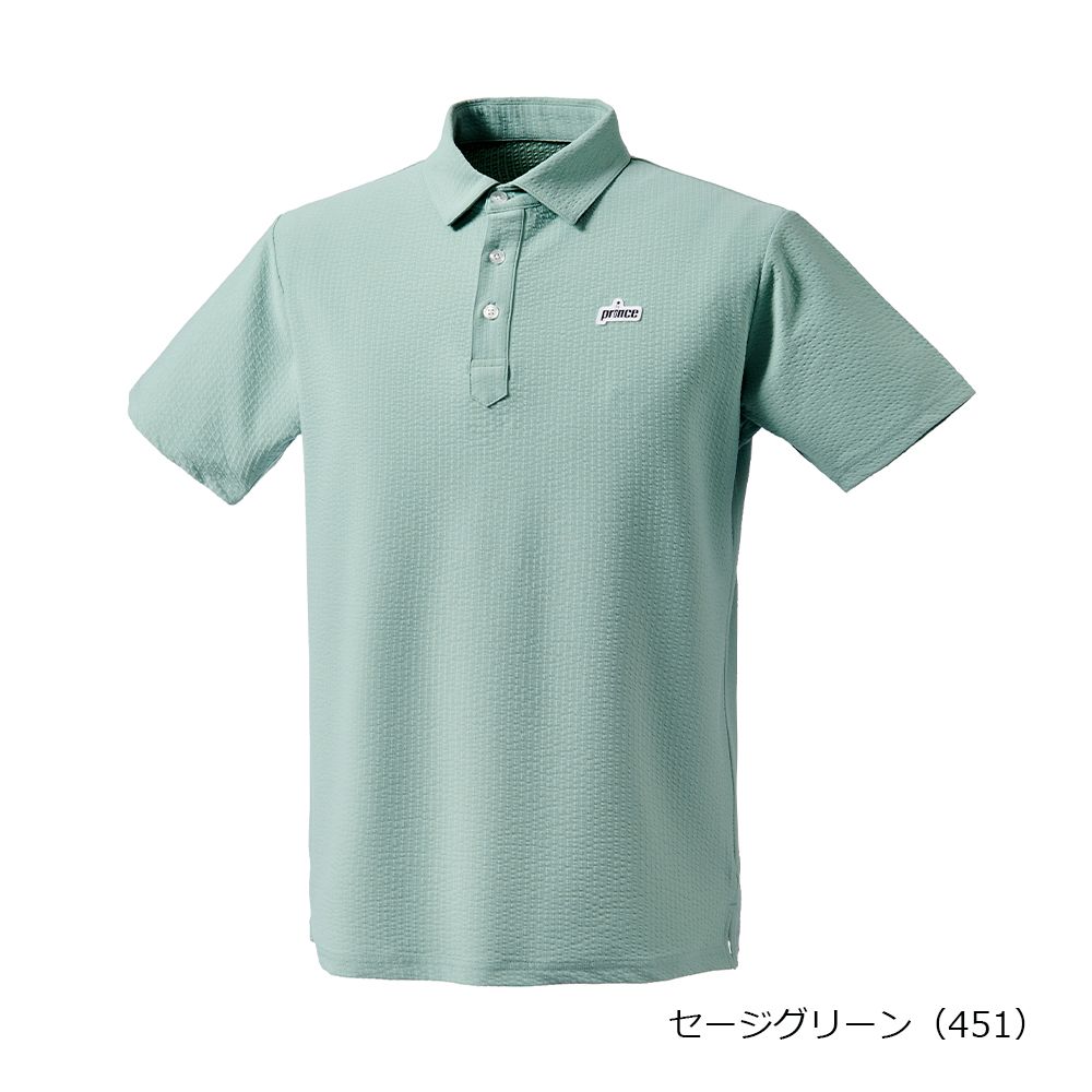 プリンス Prince テニスウェア ユニセックス 「上下セット」ポロシャツ×ハーフパンツ MS6101-MS6203 2026SS_4