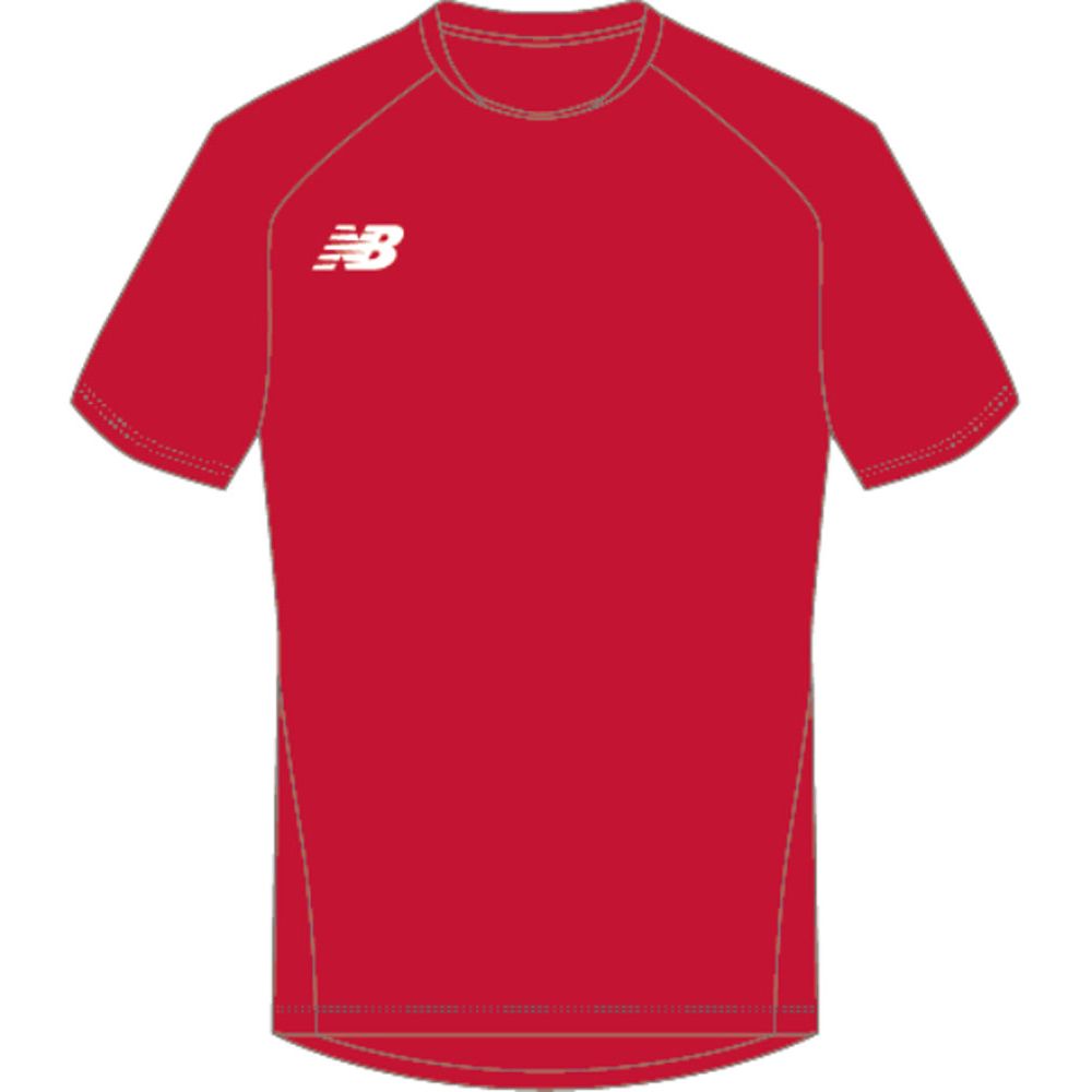 レッド Mサイズ サッカーシャツ Balance New ニューバランス JMTF0488 ラインゲームシャツ BALANCE） （NEW ウェア