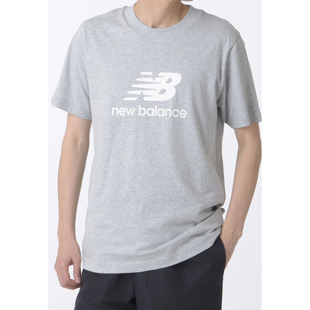 ニューバランス NEW BALANCE マルチSPウェア メンズ   New Balance Stacked Logo ショートスリーブTシャツ MT41502 2024SS｜kpi｜02