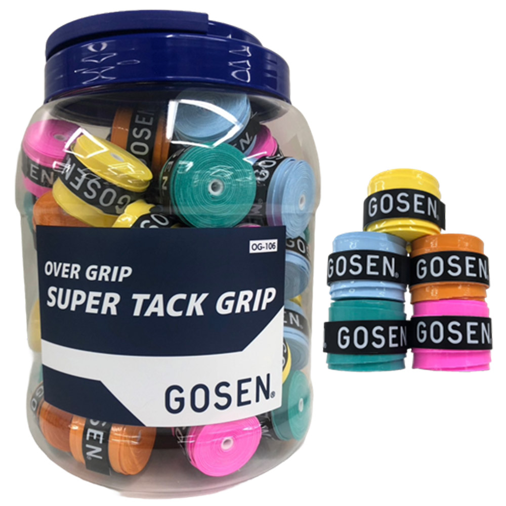 GOSEN ゴーセン 「スーパータックグリップ 60本入 OG106」オーバー
