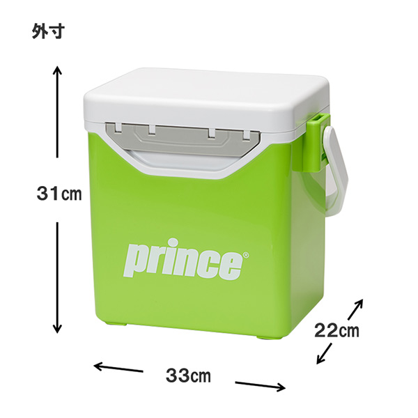 プリンス Prince DAIWA製 クーラーボックス 8.5Lタイプ  PA361 保冷ケース 保冷バッグ 小型 ベルト付き テニスバッグ・ケース｜kpi｜04