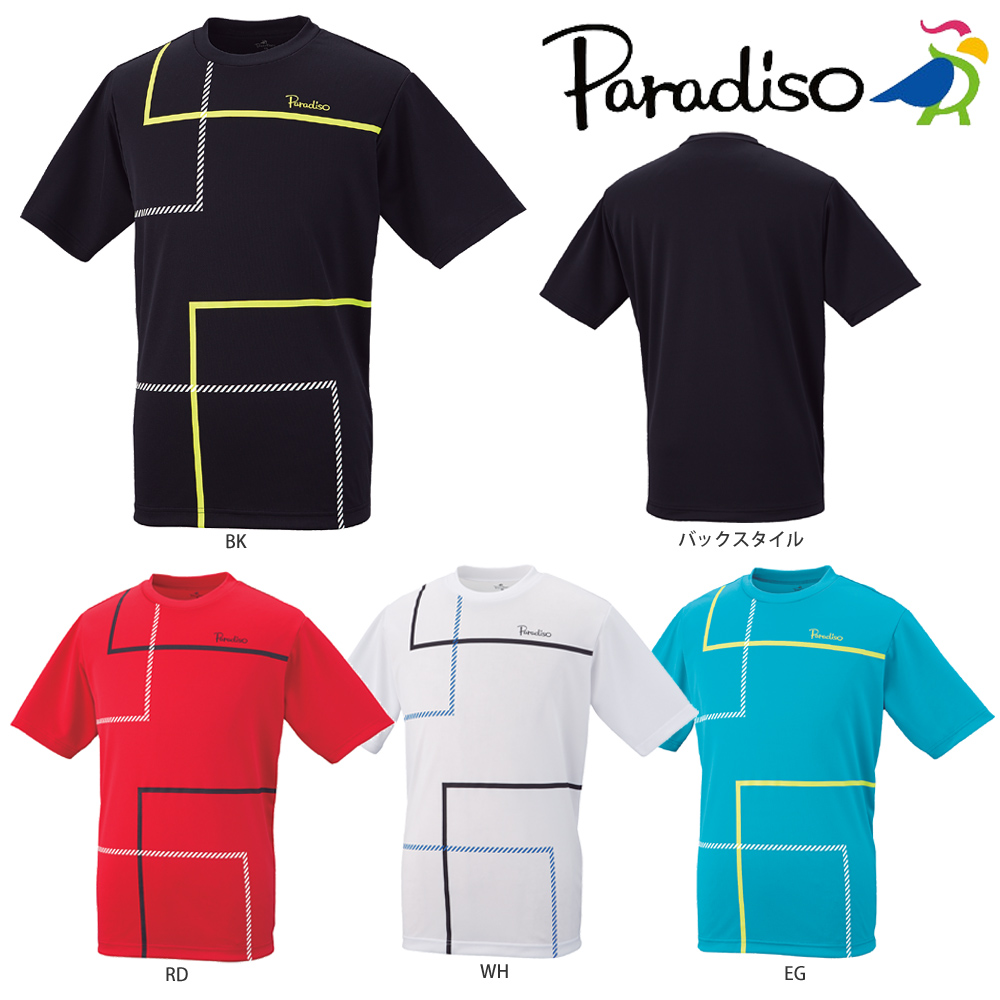 PARADISO パラディーゾ テニスウェア メンズ ゲームシャツ