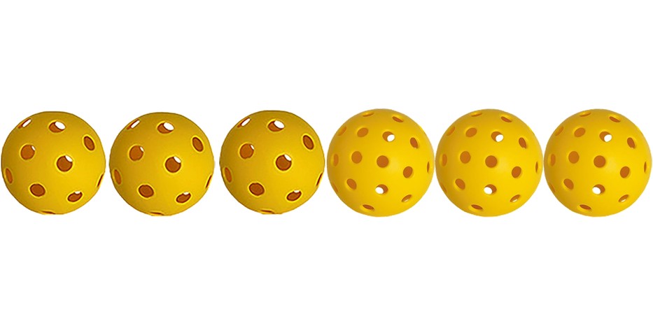 ピックルボールボール ユニセックス Sunlucky サンラッキー 普及用ボール 3個 屋外用 PL15 | 