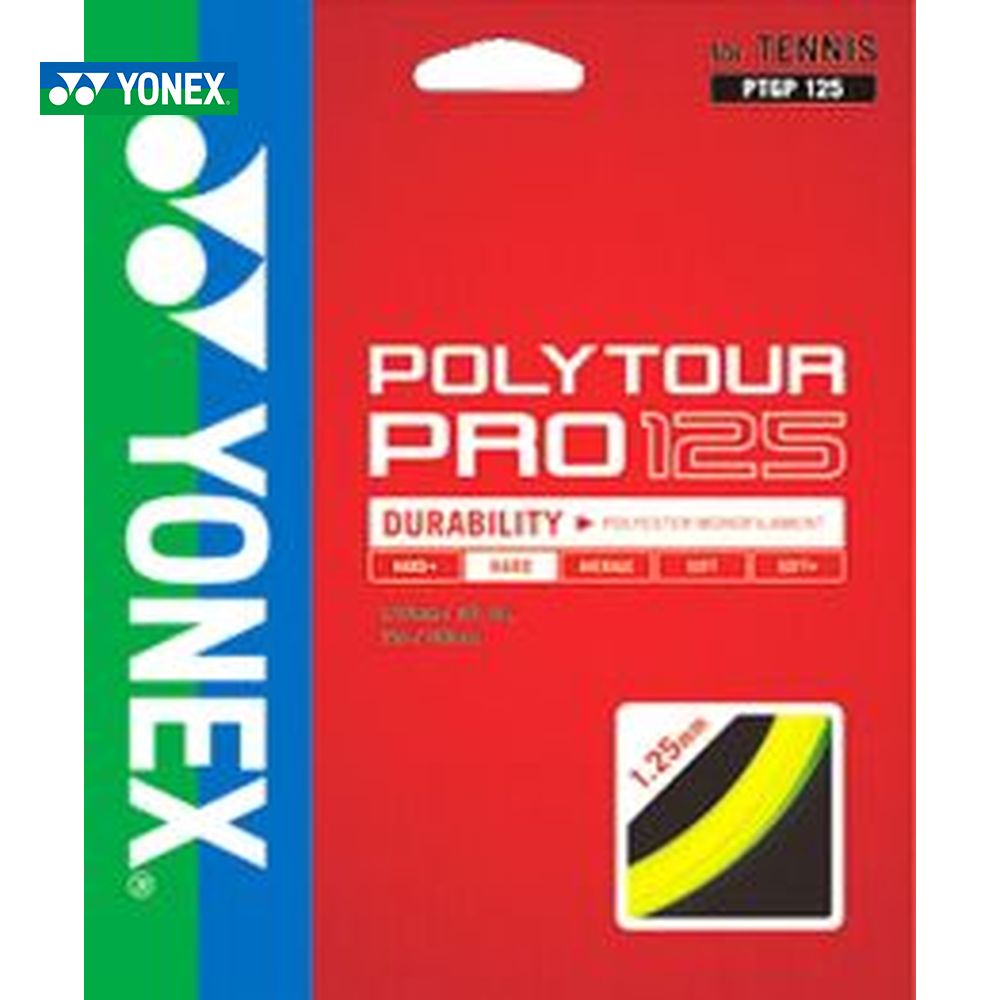 YONEX ヨネックス 「POLY TOUR PRO 125 ポリツアープロ125  PTGP125」硬式テニスストリング ガット｜kpi