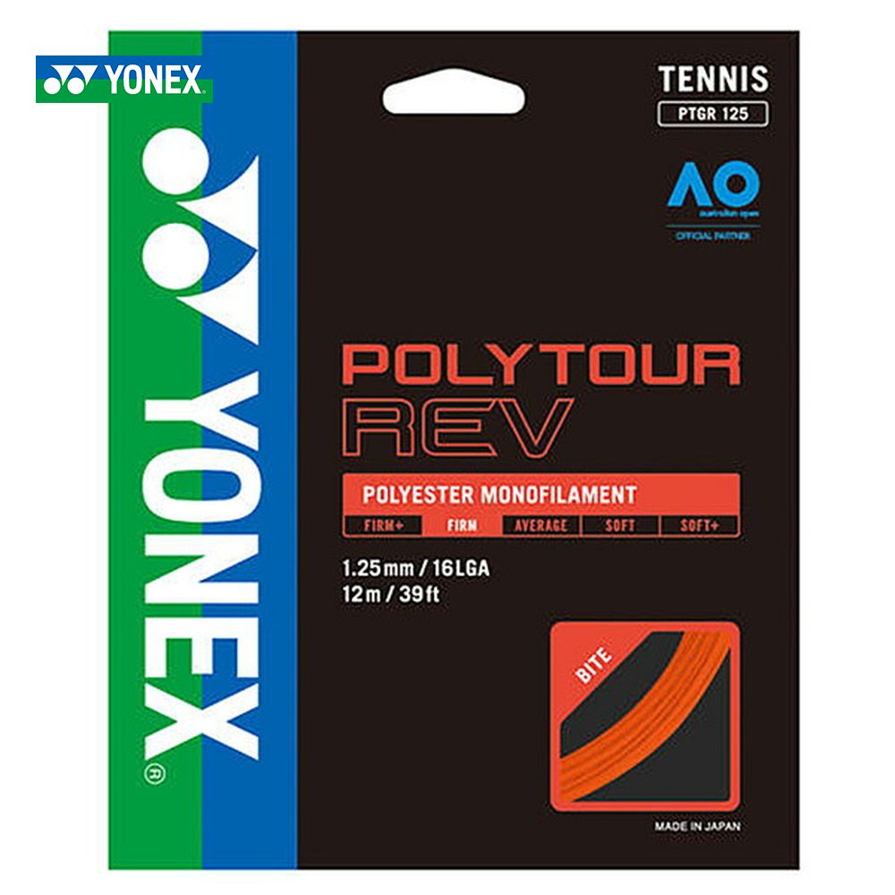 ヨネックス YONEX テニスガット・ストリング ポリツアーレブ125 単張 PTGR125 :PTGR125:KPI 通販  