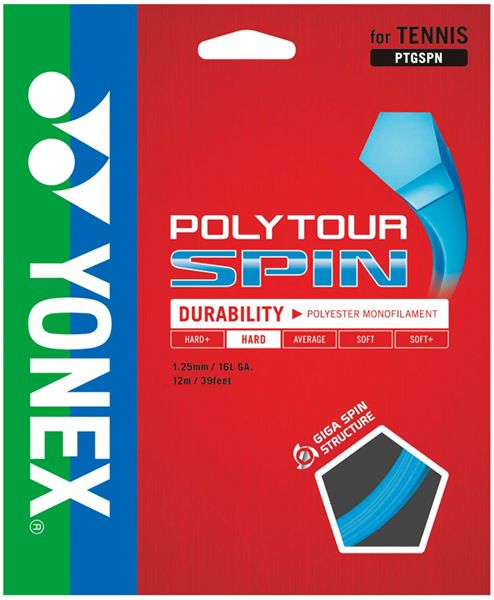 YONEX ヨネックス 「POLY TOUR SPIN 120 ポリツアースピン120 240m