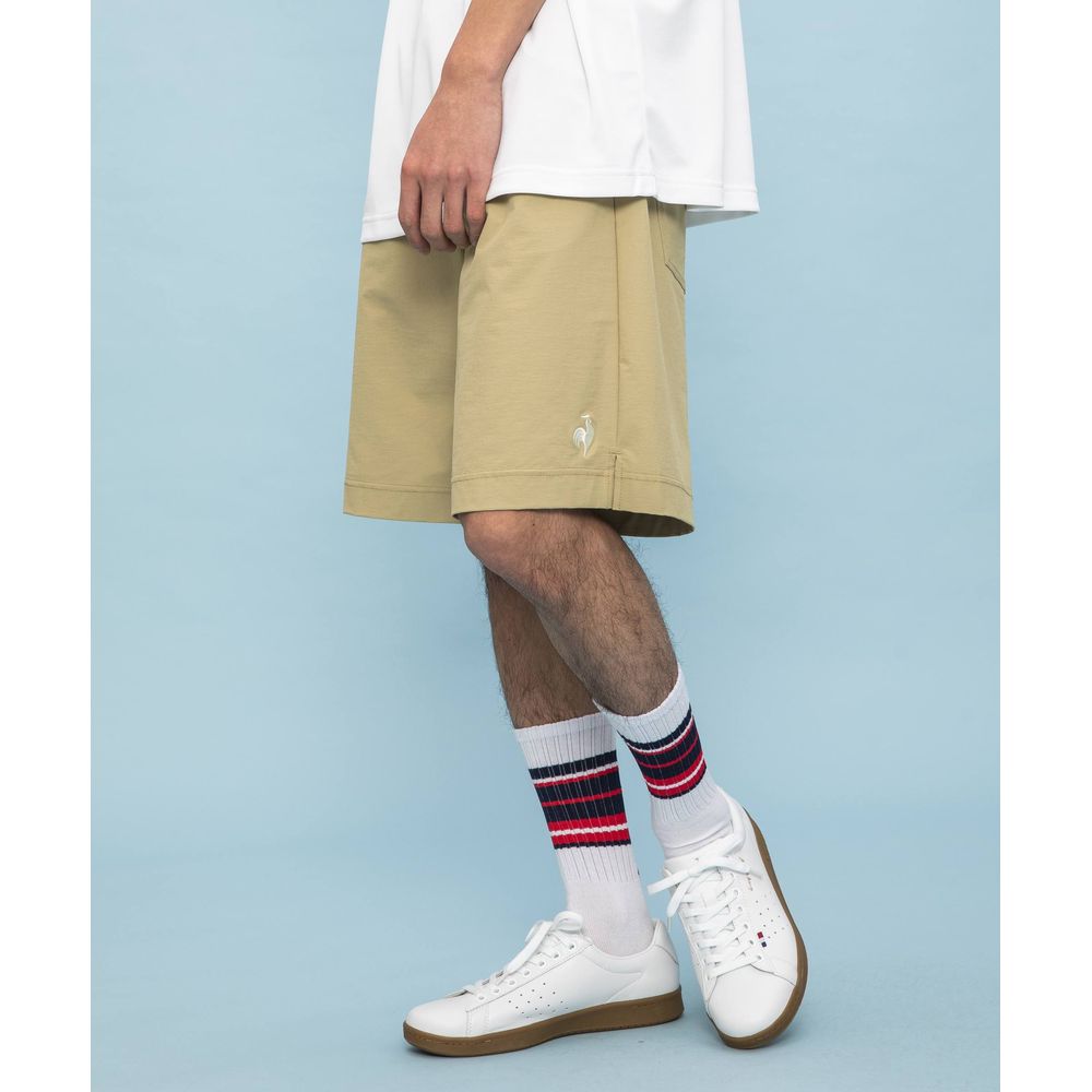 ルコック le coq sportif フィットネスウェア メンズ ナイロンハーフパンツ QMMVJD01 2023SS