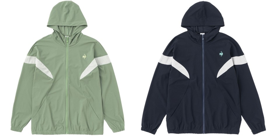 ルコック le coq sportif フィットネスウェア メンズ クーリングナイロンジャケット QMMVJF20 2023SS