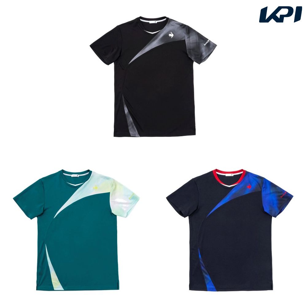 ルコック le coq sportif テニスウェア レディース   グラフィックゲームシャツ QTMWJA06 2023FW｜kpi