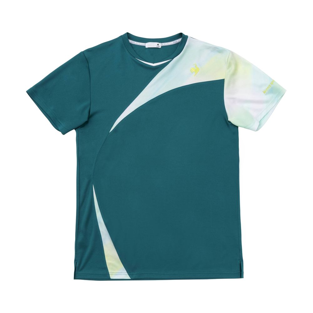 ルコック le coq sportif テニスウェア レディース   グラフィックゲームシャツ QTMWJA06 2023FW｜kpi｜03