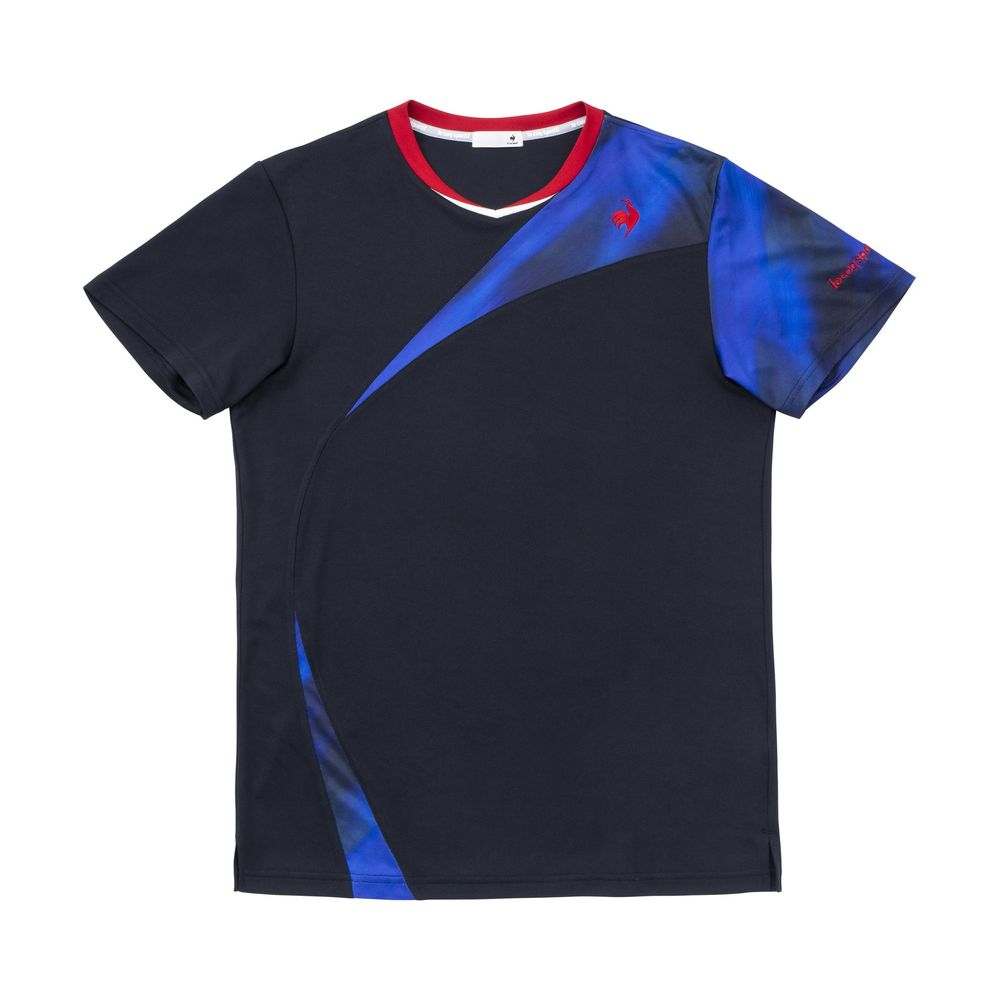 ルコック le coq sportif テニスウェア レディース   グラフィックゲームシャツ QTMWJA06 2023FW｜kpi｜04