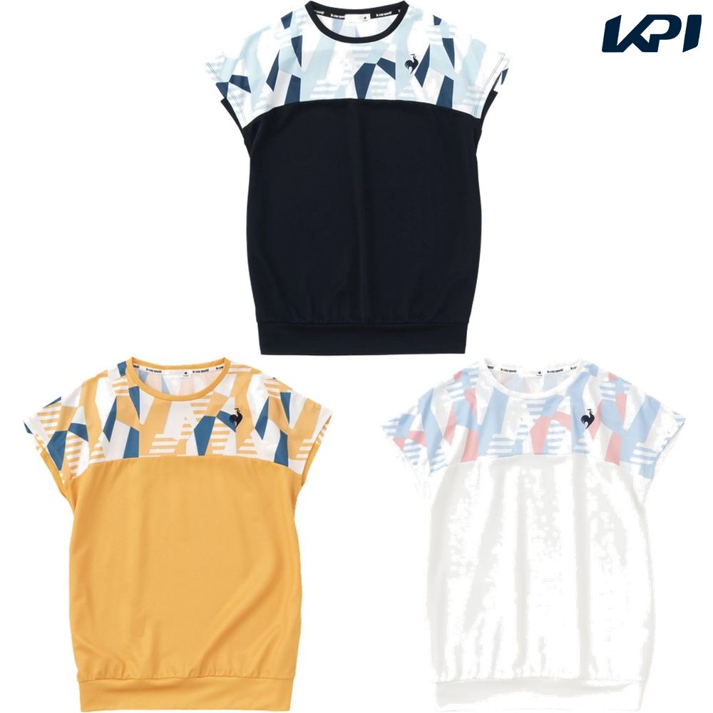 ルコック le coq sportif テニスウェア レディース 涼感グラフィックゲームシャツ QTWVJA03 2023SS