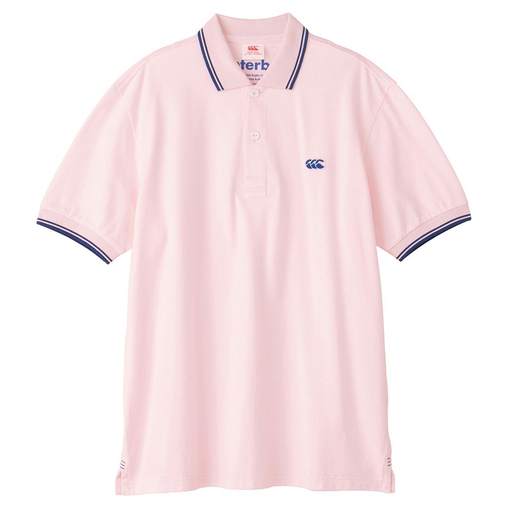 Canterbury S/S Rugger Shirt ピンク L Canterbury S/S Rugger Shirt ピンク L
