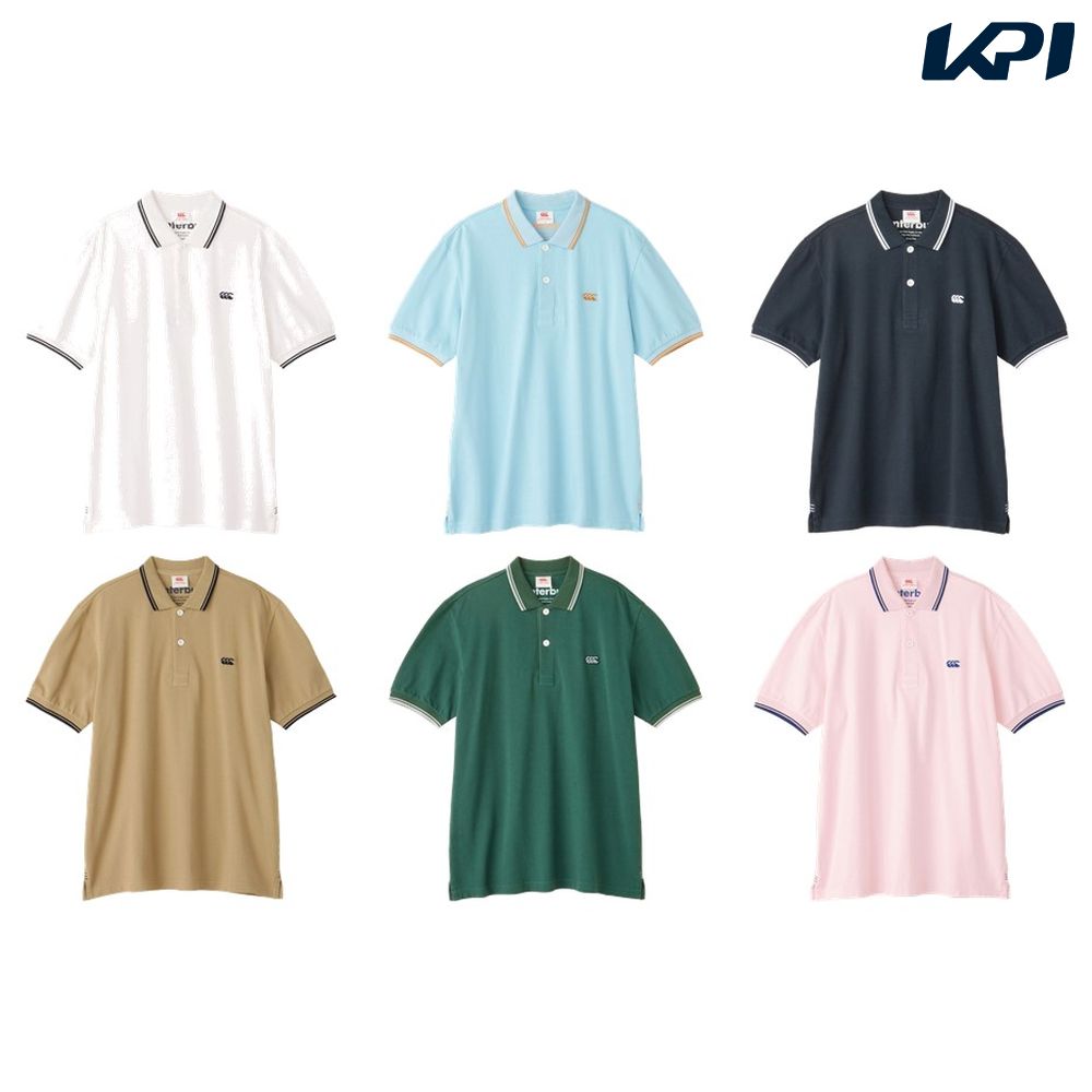 カンタベリー CANTERBURY ラグビーウェア ユニセックス   S/S RUGGER POLO RA34108 2024SS｜kpi