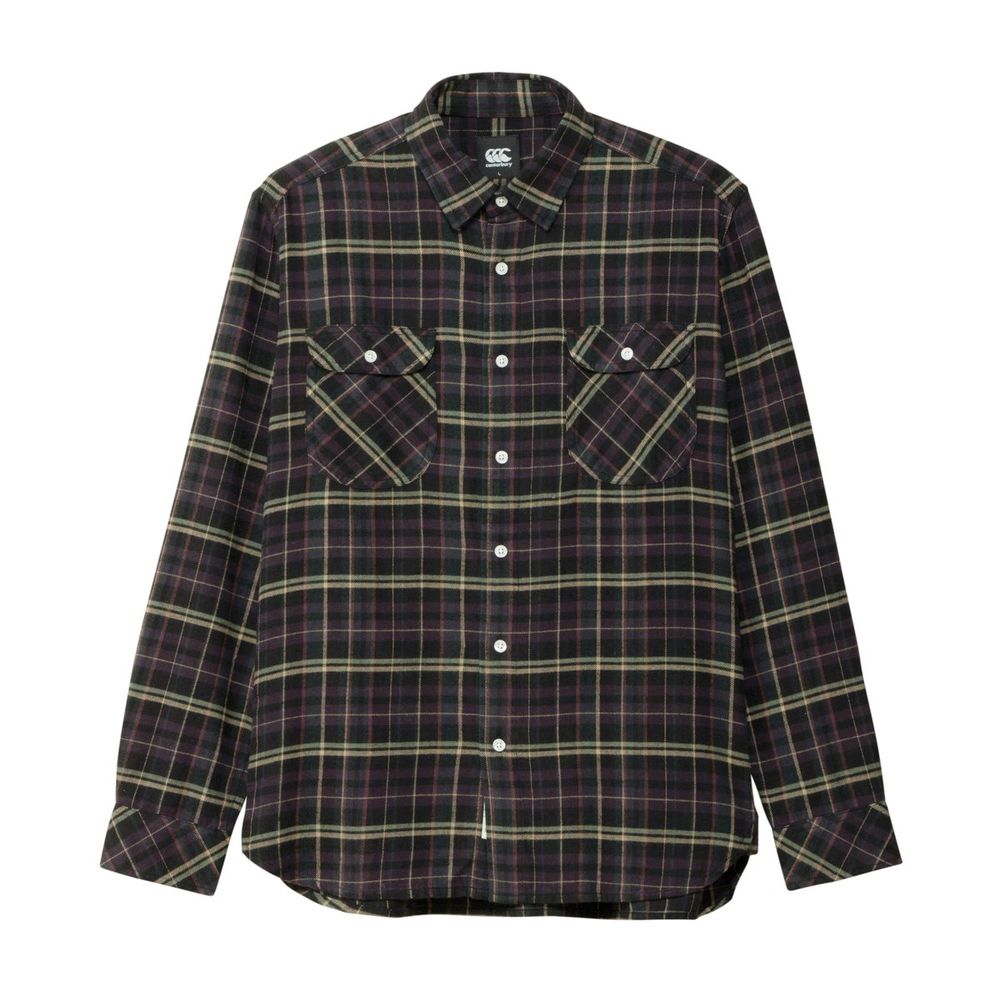 カンタベリー CANTERBURY ラグビーウェア ユニセックス L/S MADRAS CHECK W RA41634 2021FW