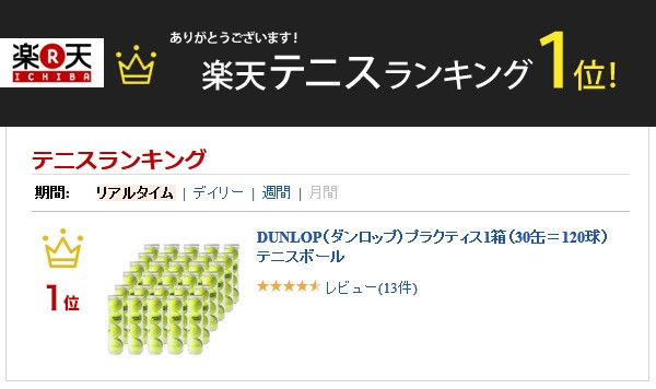 DUNLOP ダンロップ プラクティス1箱 30缶＝120球 テニスボール