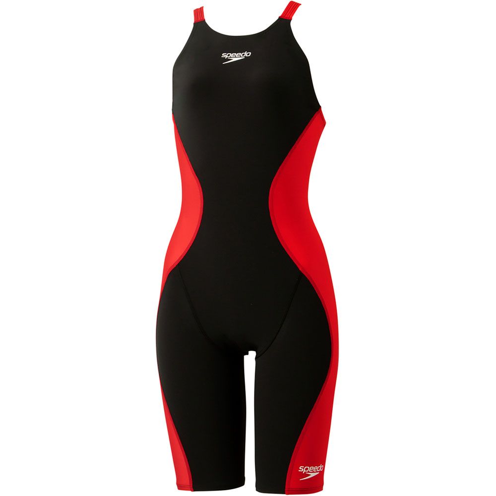Speedo スポーツ用競泳水着 黒・赤・オレンジ speedo（スピード） 水泳水着 レディース Pro Hybrid 2 Openback