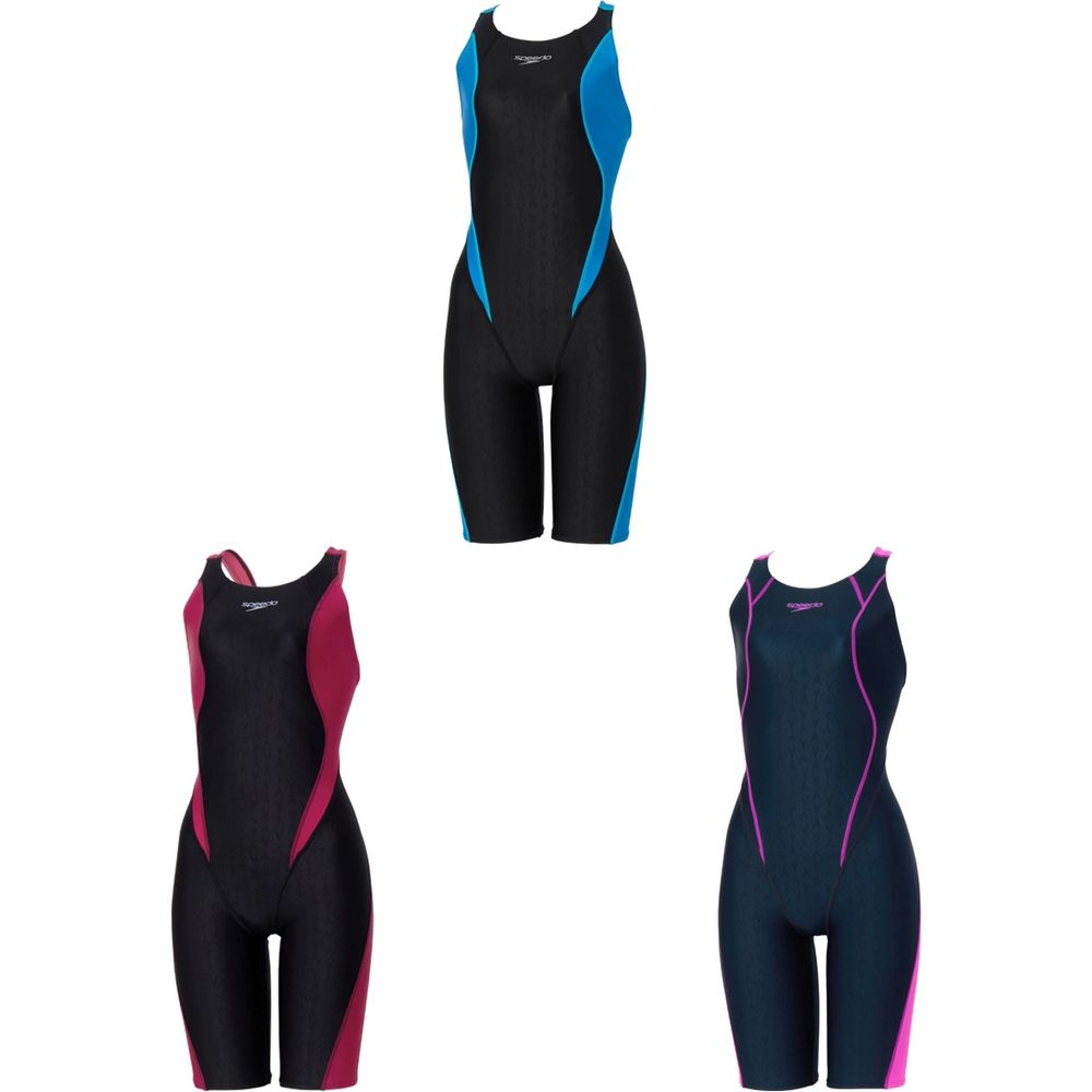 スピード Speedo 水泳水着 レディース   FLEX Σν Semi Openback kneeskin II  SCW12602FE