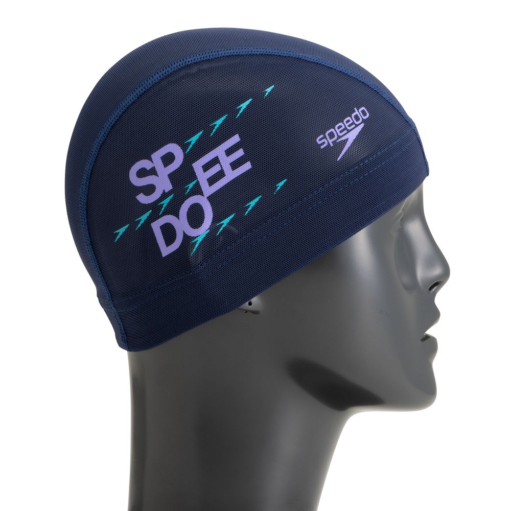 スピード Speedo 水泳キャップ・バイザー  SPD LOGO MESH CAP SE12256