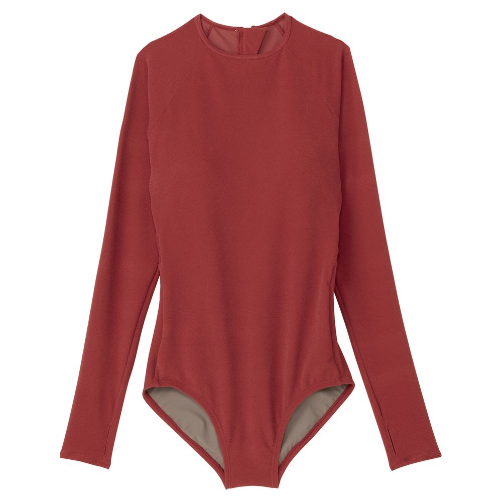 スピード Speedo 水泳ウェア レディース   PILE SUIT L/S SFW02482 2024FW speedo（スピード） 水泳ウェア レディース PILE SUIT L/S SFW02482