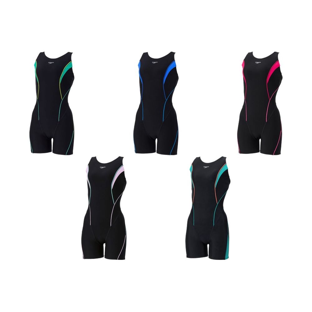 speedo（スピード） 水泳水着 レディース Feel Up Loosen Half